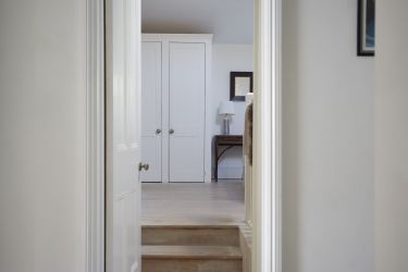 2 steps up the the master bedroom