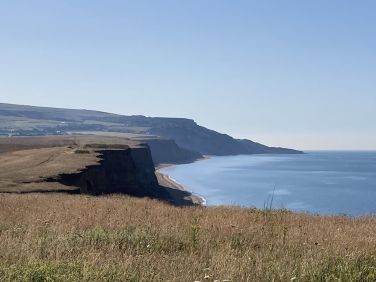 Coastal path looking towards Blackgang