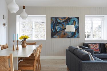 Open plan dining and living