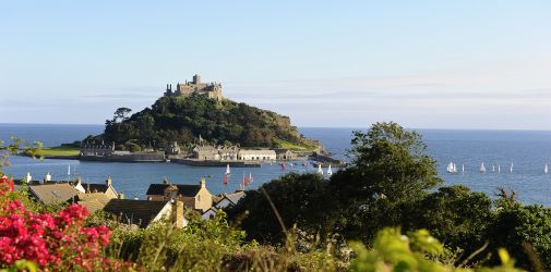 View from the terrace on sailing day