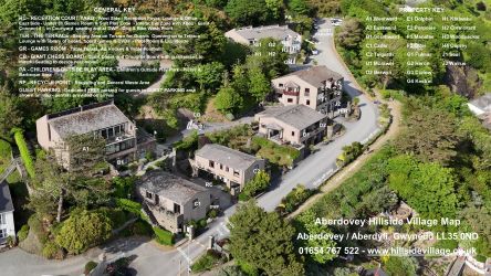 Otter - Aberdovey Hillside Village - village map - Otter is at F2