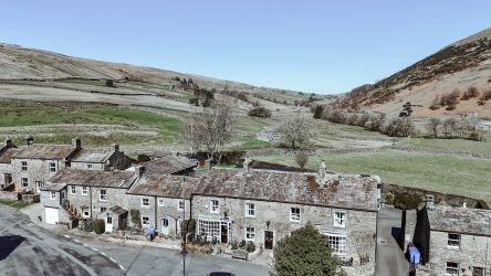 Thwaite, Swaledale with side view of Kisdon