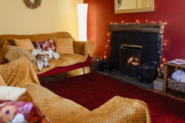 Living Room: put your feet/ paws up and make yourself at home