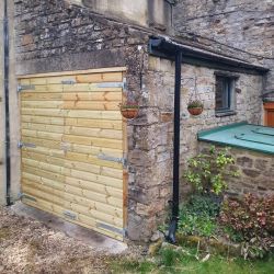 Garage: secure garage for bike storage