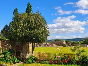 Garden - south facing, large and enclosed with beautiful views