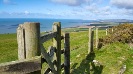 South Coast walks from cottage.