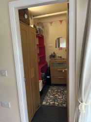 New storage room for clothes, shoes and luggage