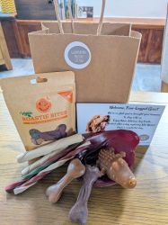 Enhanced Dog teats bag for bookings via dogfriendlycottages