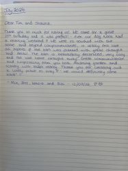 Our first guests 5*review!