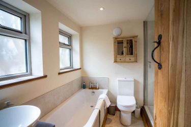 March Hare Cottage in Bretforton downstairs bathroom