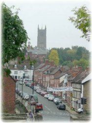 View up Lower Broad Street from  bridge