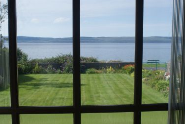 View from sun porch out to Kilbrannan Sound.