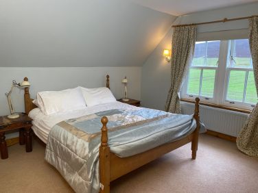 Master bedroom -upstairs with ensuite shower room