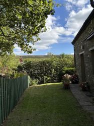 View towards mountain from back garden