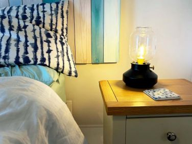 Perhaps a relaxing read in bed, before turning off the light and listening to the sound of the waves