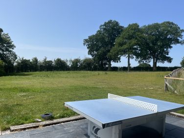 Table Tennis? Football? Cricket? Can all be played in the huge enclosed Garden