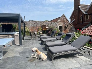 Sun Beds on the Terrace