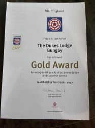 Gold Award for Quality and Service