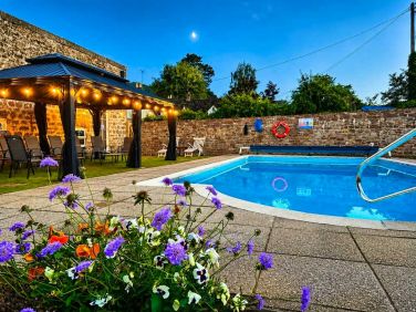 Poolside at Brookside, Whitchurch, Nr. Ross-on -Wye, Herefordshire