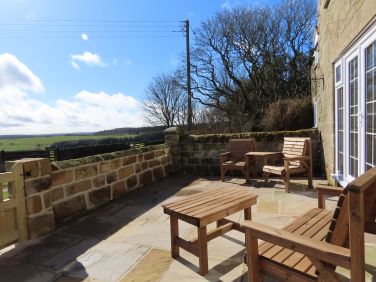 Patio and moorland view