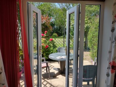 Enjoy a cheeky glass on the patio and maybe a stroll through gate and around the main garden
