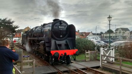 Have a ride on a steam train at Sheringham on the North Norfolk Railway