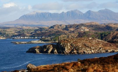 Lochinver from close to the House