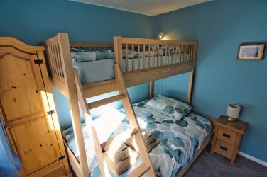 Surdy oak bunk beds in the thrid bedroom