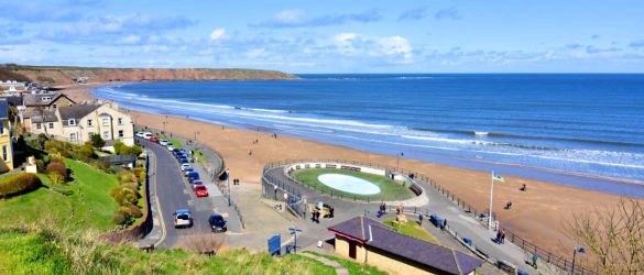 A general view of Filey from the south
