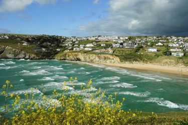 Mawgan Porth beach just 5 minutes drive away
