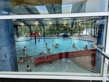 Nearby indoor pool/ details at lodge