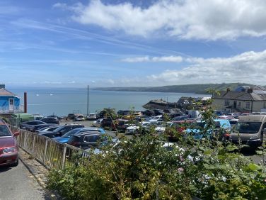 Parking at top of new quay harbour