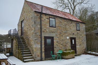Surprise View Cottage in the snow
