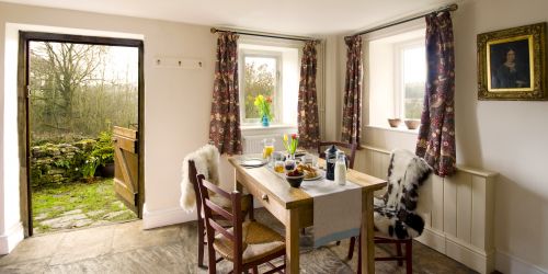 Breakfast in the cottage