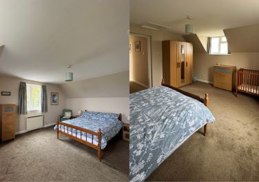 Spacious main bedroom