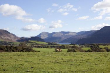 Unspoilt Ennerdale with mountains behind