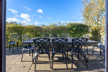 Patio with outdoor dining