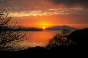 Sunset over Loch Melfort