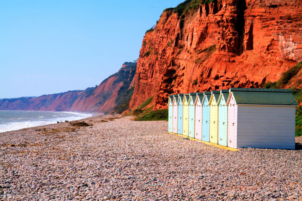 Budleigh Salterton, one of the best pebble beaches in the UK to explore
